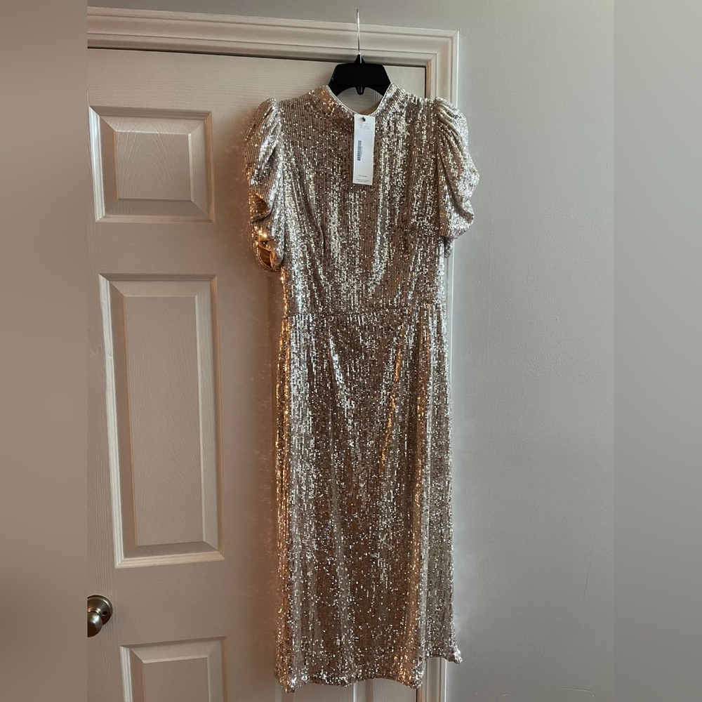 Gold dress